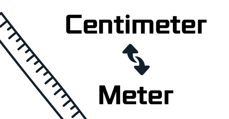 convert cm to m, centimeter to meter