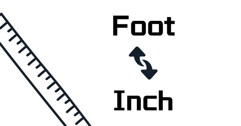 convert ft to in, foot to inch