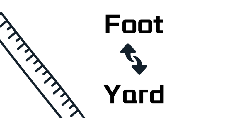 convert ft to yd, foot to yard