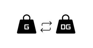 convert g to dg, gram to decigram