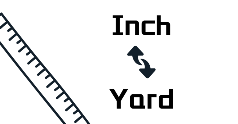 convert in to yd, inch to yard