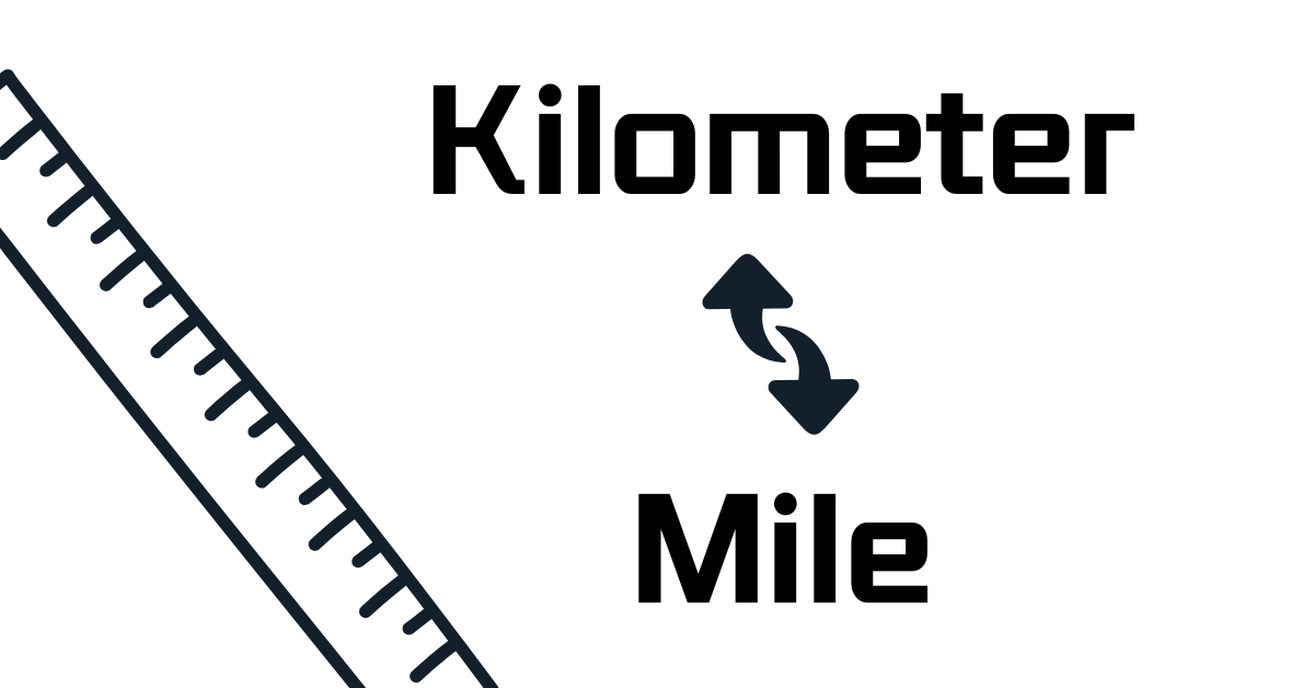 convert km to mi, kilometer to mile