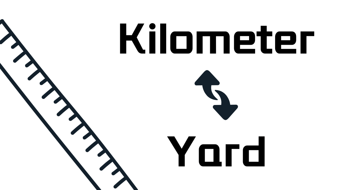 convert km to yd, kilometer to yard