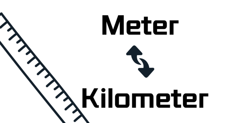 convert m to km, meter to kilometer