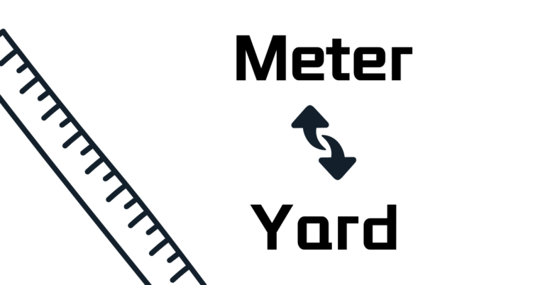 convert m to yd, meter to yard