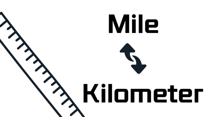 convert mi to km, mile to kilometer