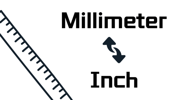 convert mm to in, millimeter to inch