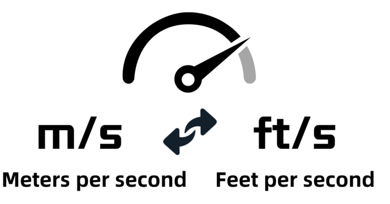 convert m/s to ft/s, meters per second to feet per second