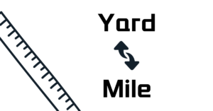 convert yd to mi, yard to mile